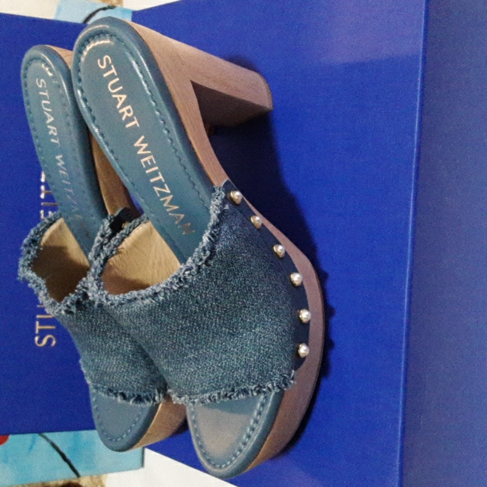 Stuart Weitzman Pearl Clogs - image 1